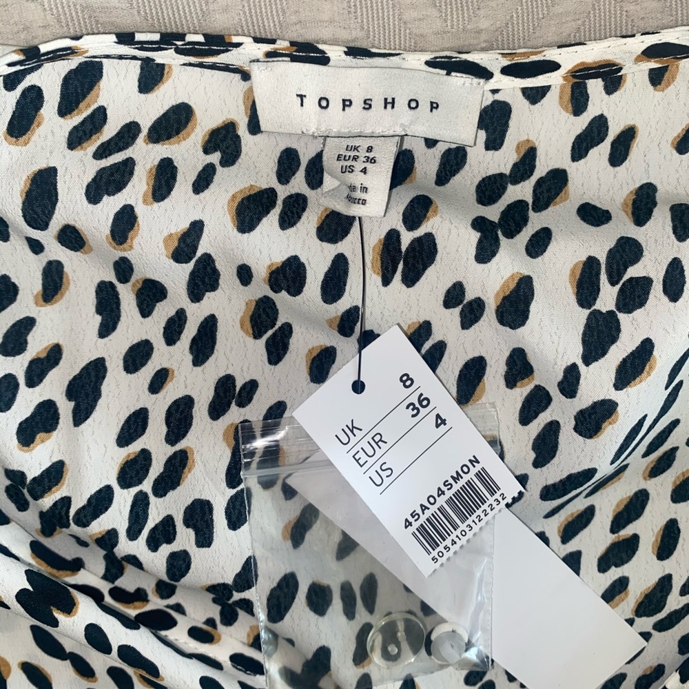TOP SHOP WRAP DRESS - Picture 2 of 5